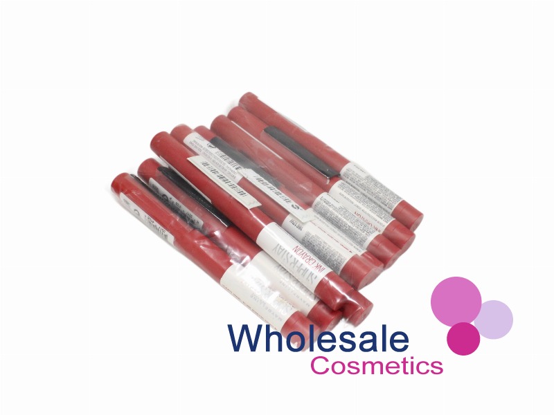 9 x Maybelline 24Hr Superstay Matte Ink Crayon Lipstick SECURITY LABEL - 45 HUSTLE IN HEELS